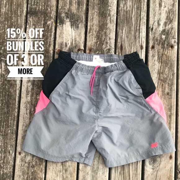 nike pink swim shorts